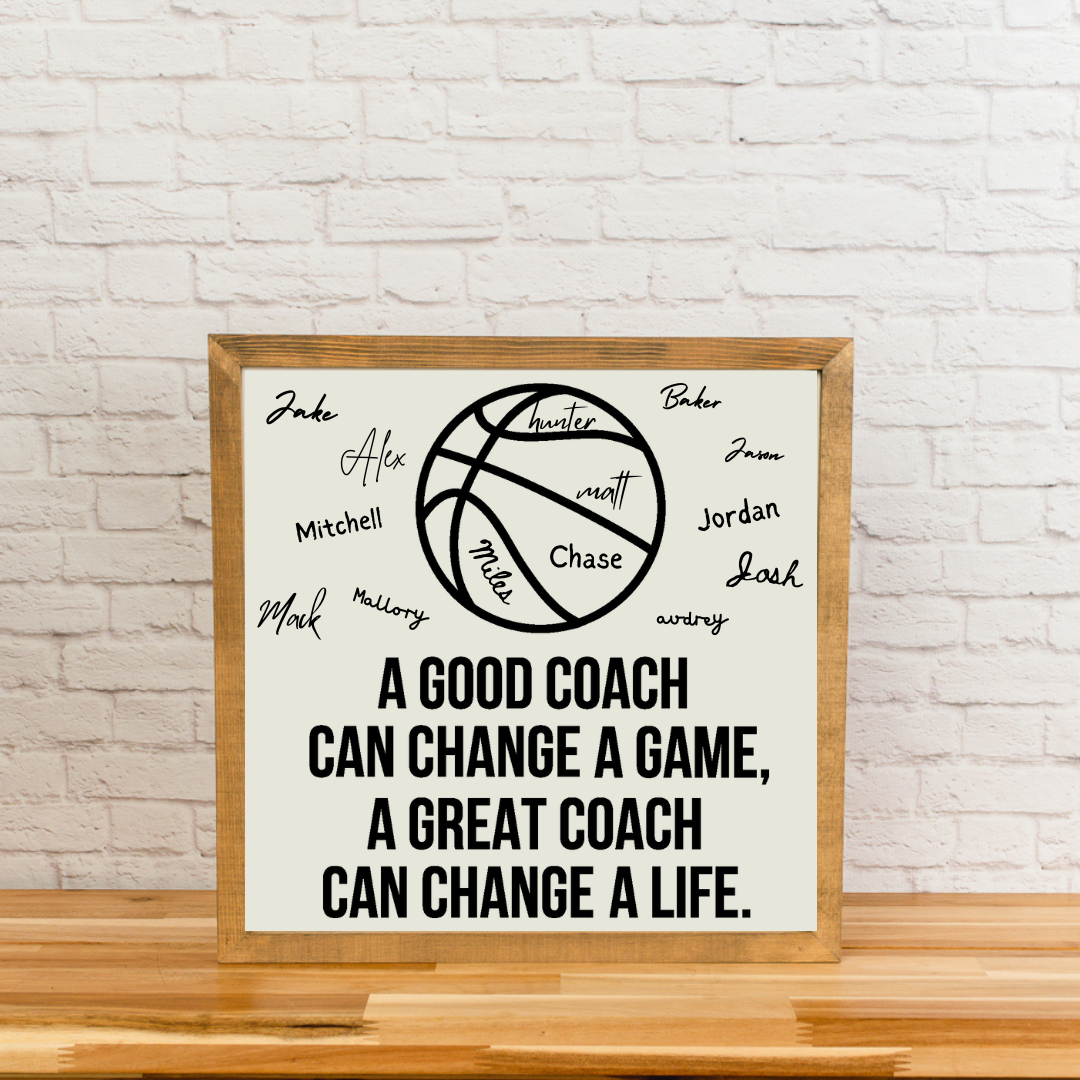 Coach Appreciation – The Handmade Sign Co.