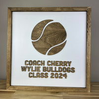 CUSTOM Coach Gift | 16x16 inch Sign