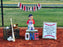 Little Boys are Made of | 17x21 inch Wood Sign |  Baseball Sign