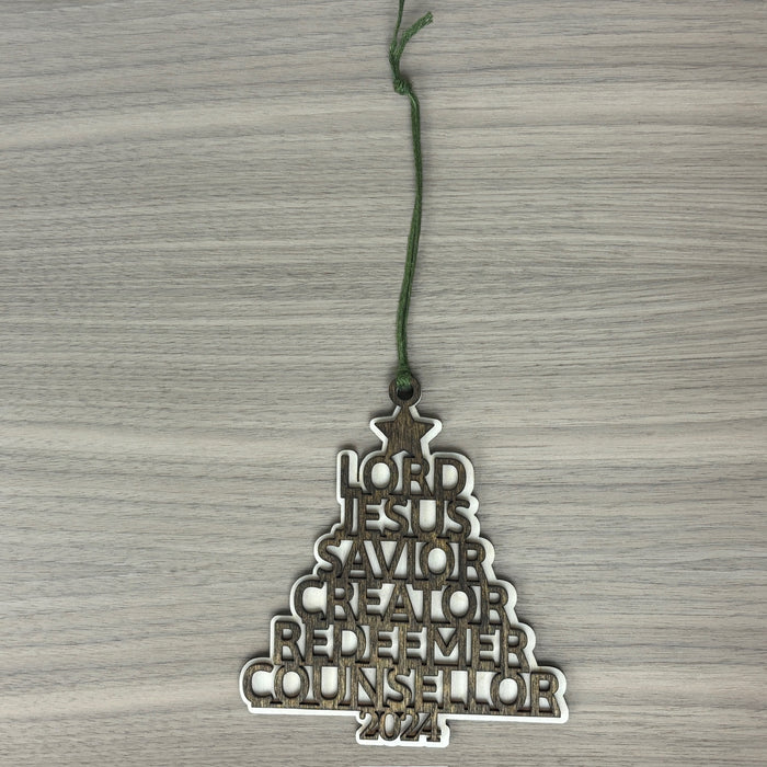 Names of Christ Ornament