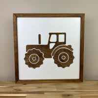 Construction Truck Sign 16 inch - Construction Room - Construction Vehicles - Boys Construction Truck Room