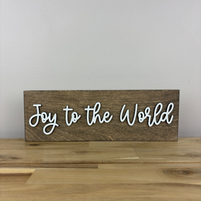 Joy to the World Sign | Script Font