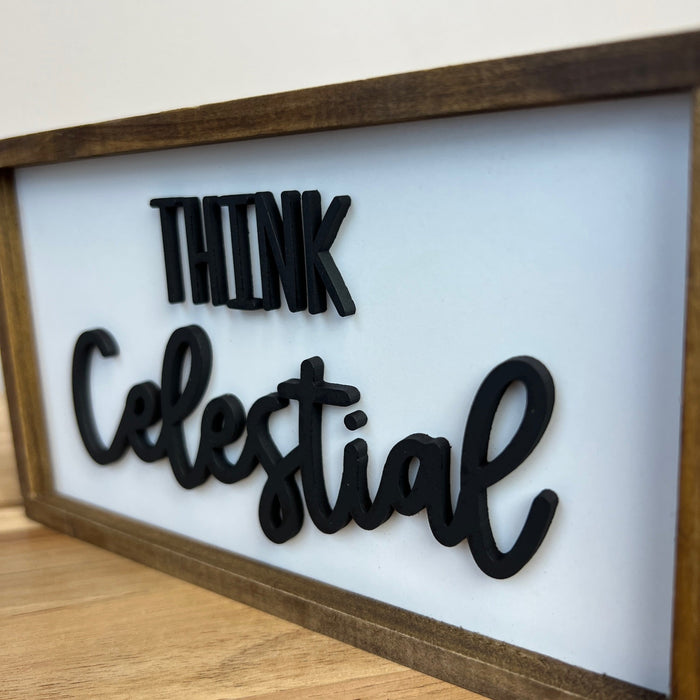 Think Celestial BUNDLE | Pack of 10 4x7 inch Wood Signs