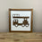 Construction Truck | 11x11 inch Wood Sign | Construction Room Decor