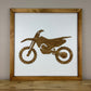 Dirt Bike Sign | Square Signs | Boys Bedroom Decor