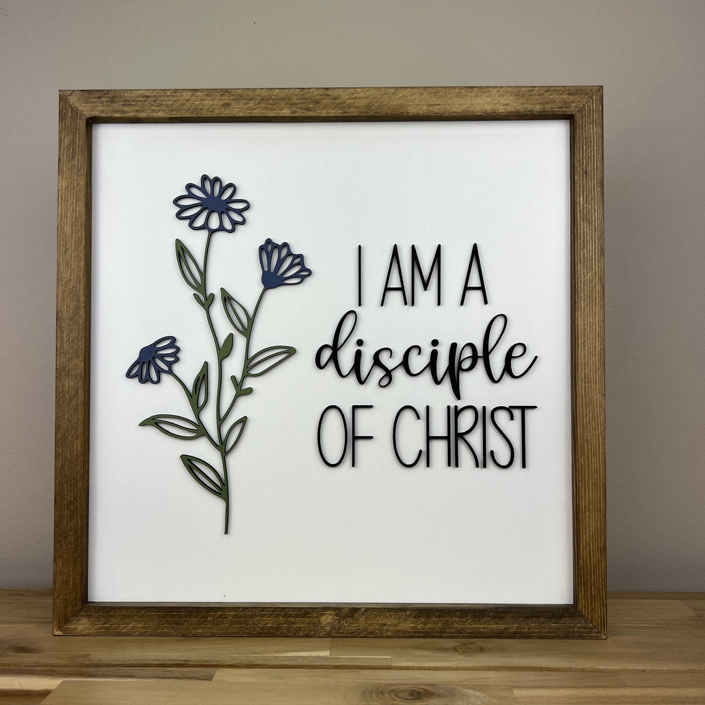 I am a disciple of Christ {with Floral} | 2024 Youth Theme