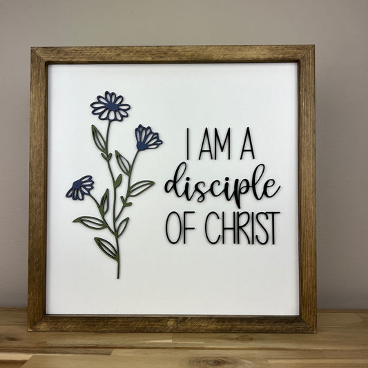 I am a disciple of Christ {with Floral} | 2024 Youth Theme