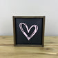 Black Valentine's Mini Signs | Tier Tray Decor