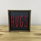 Black Valentine's Mini Signs | Tier Tray Decor