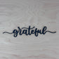 Thankful, Grateful, Blessed Word Cutout Cards