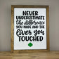 Never Underestimate... the lives you've touched. | 17x21 inch Wood Girl Scout Sign