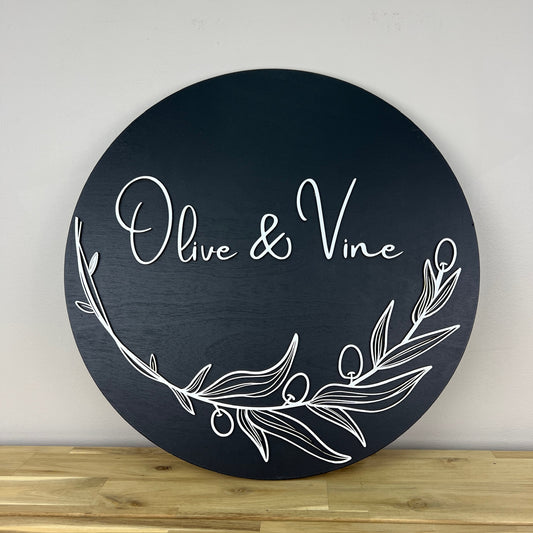 Custom 18" Circle Sign