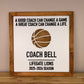 Basketball Custom Coach Sign