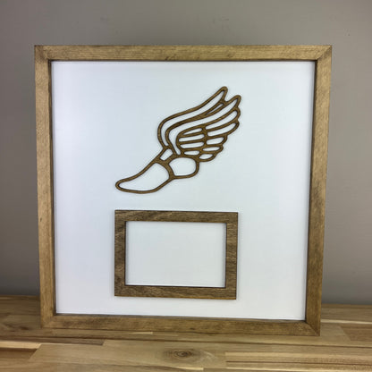 Write-on Coach Sign with 4x6 inch Photo Slot