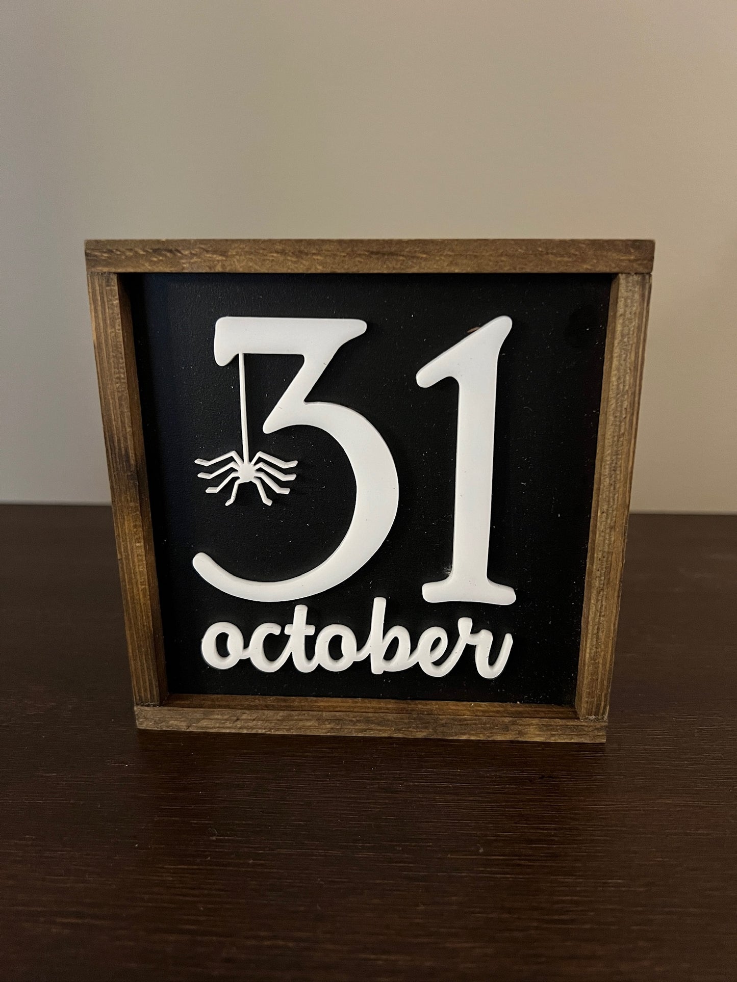 Halloween Mini Sign | Black Background