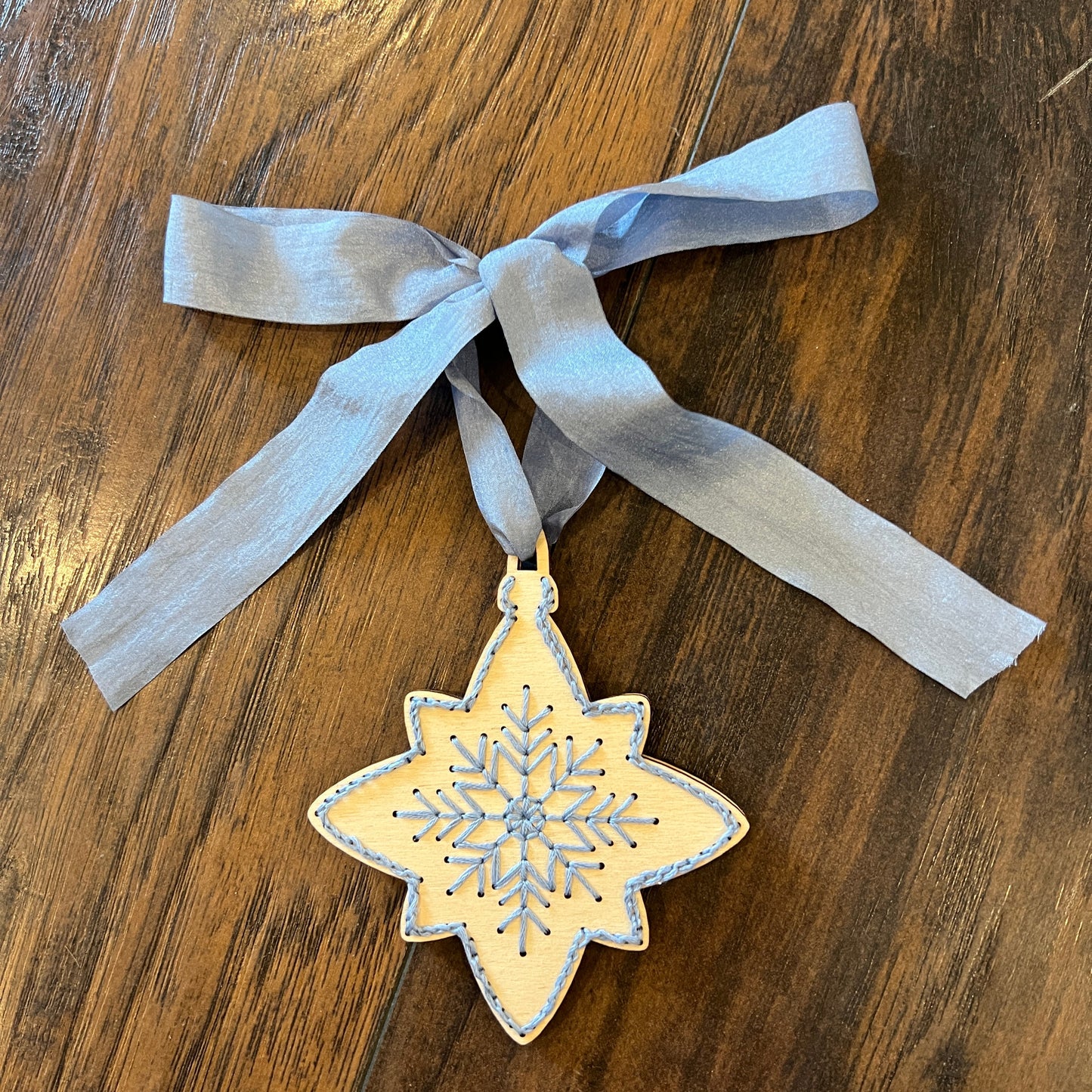 Snowflake Ornament Embroidery Kit