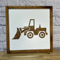 Construction Truck | 14x14 inch Wood Sign | Construction Room Decor