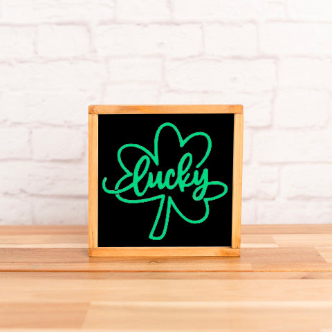 BLACK St. Patrick's Day Mini Signs