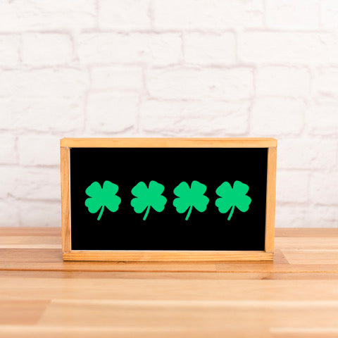 BLACK St. Patrick's Day Mini Signs