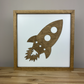 Space Sign | 14x14 inch Wood Sign | Space Room Decor