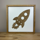 Outer Space Sign | 21x21 inch Wood Sign | Outer Space Room Decor