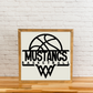 Personalized Basketball Team Sign | Square Sign | Multiple Sizes