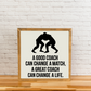 Write-On Coach Quote Sign with Sport Image| 21x21 Wood Sign | Coach Gift