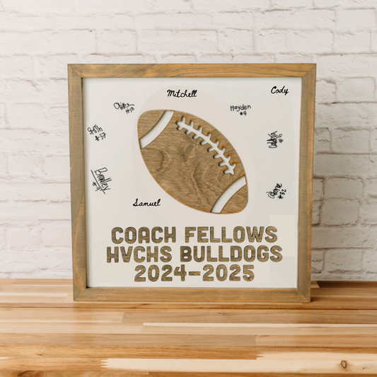 CUSTOM Coach Gift | 16x16 inch Sign