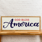 God Bless America | 13x35 inch Wood Sign