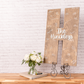 Large Monogram with Last Name | Personalized Wedding Guestbook Sign