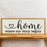 Home: Where Our Story Begins | 13x35 inch Wood Sign