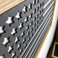 Black & White American Flag | 11x16 inch Wood Sign
