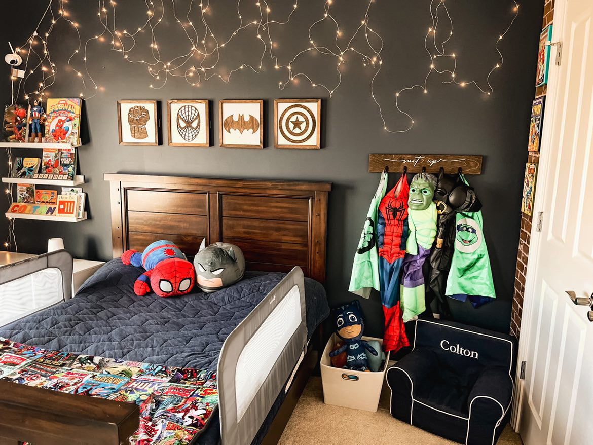 Superhero bedroom outlet ideas