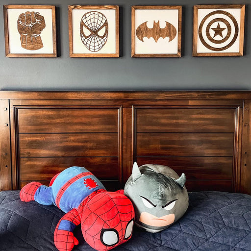 Superhero Wall Art  | 11x11 inch Wood Sign