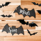 Halloween Personalized Bat Tag