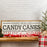 Hand Rolled Candy Canes Sign – 13x35 Inches – Black & Red Lettering – Christmas Wood Decor