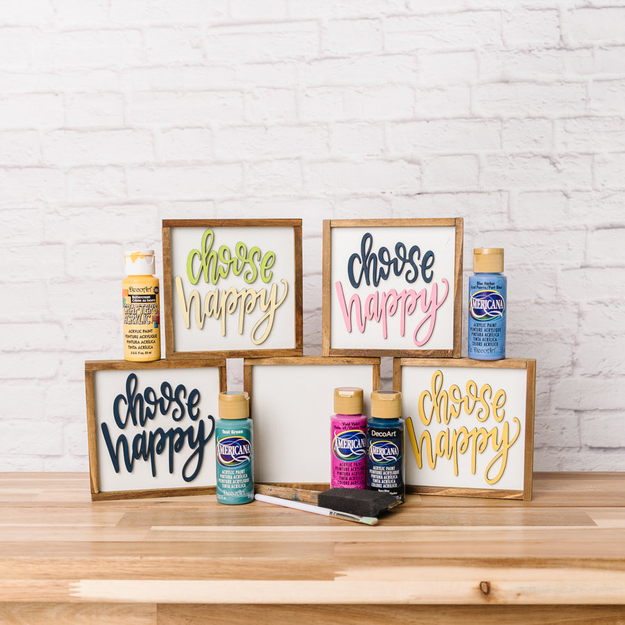 Craft Kit - 5 Mini Signs – The Handmade Sign Co.