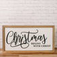 Christmas Begins With Christ I 11x21 I Wood Sign