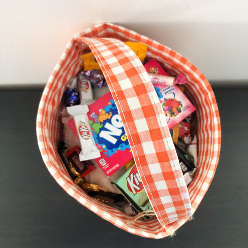 Halloween Gingham Trick-or-Treat Bag