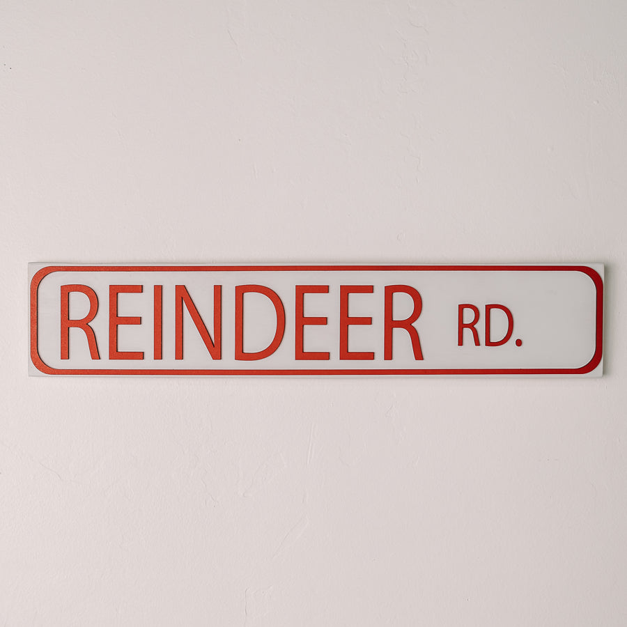 Christmas Street Sign | 4x20 inch Wood Sign