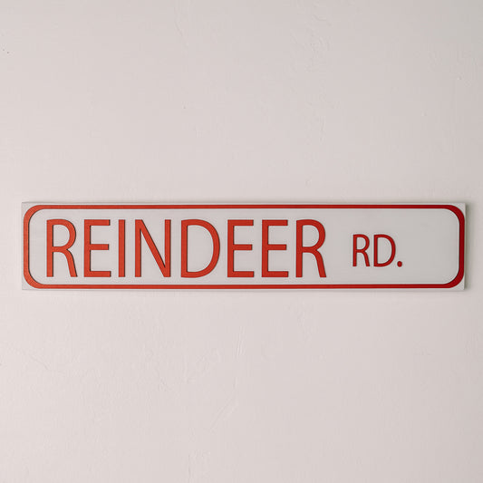 Christmas Street Sign | 4x20 inch Wood Sign