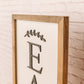 EAT | 11x21 inch Wood Sign | Kitchen Sign