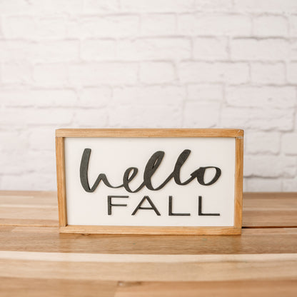Fall Tiered Tray Signs