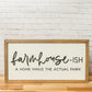Farmhouse-ish | 11x21 inch Wood Sign