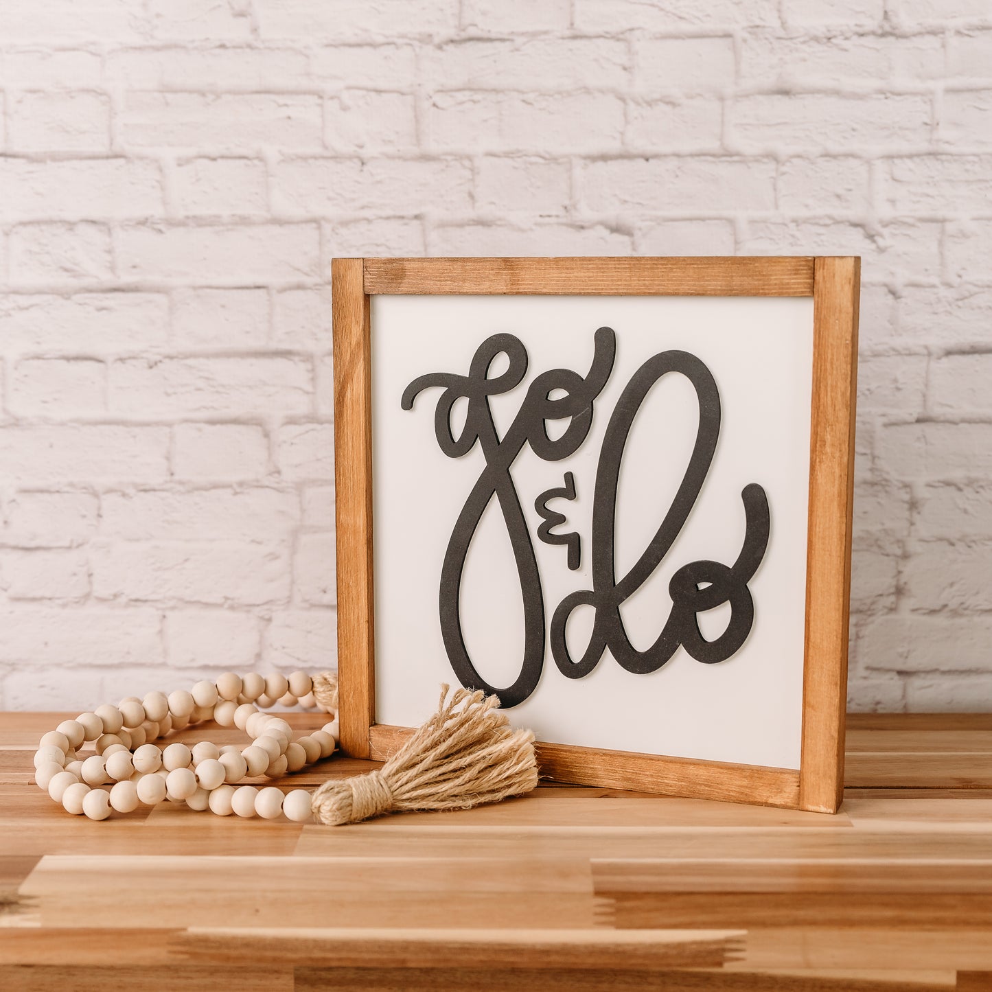 Go & Do | Missionary Sign | 11x11 inch Wood Sign