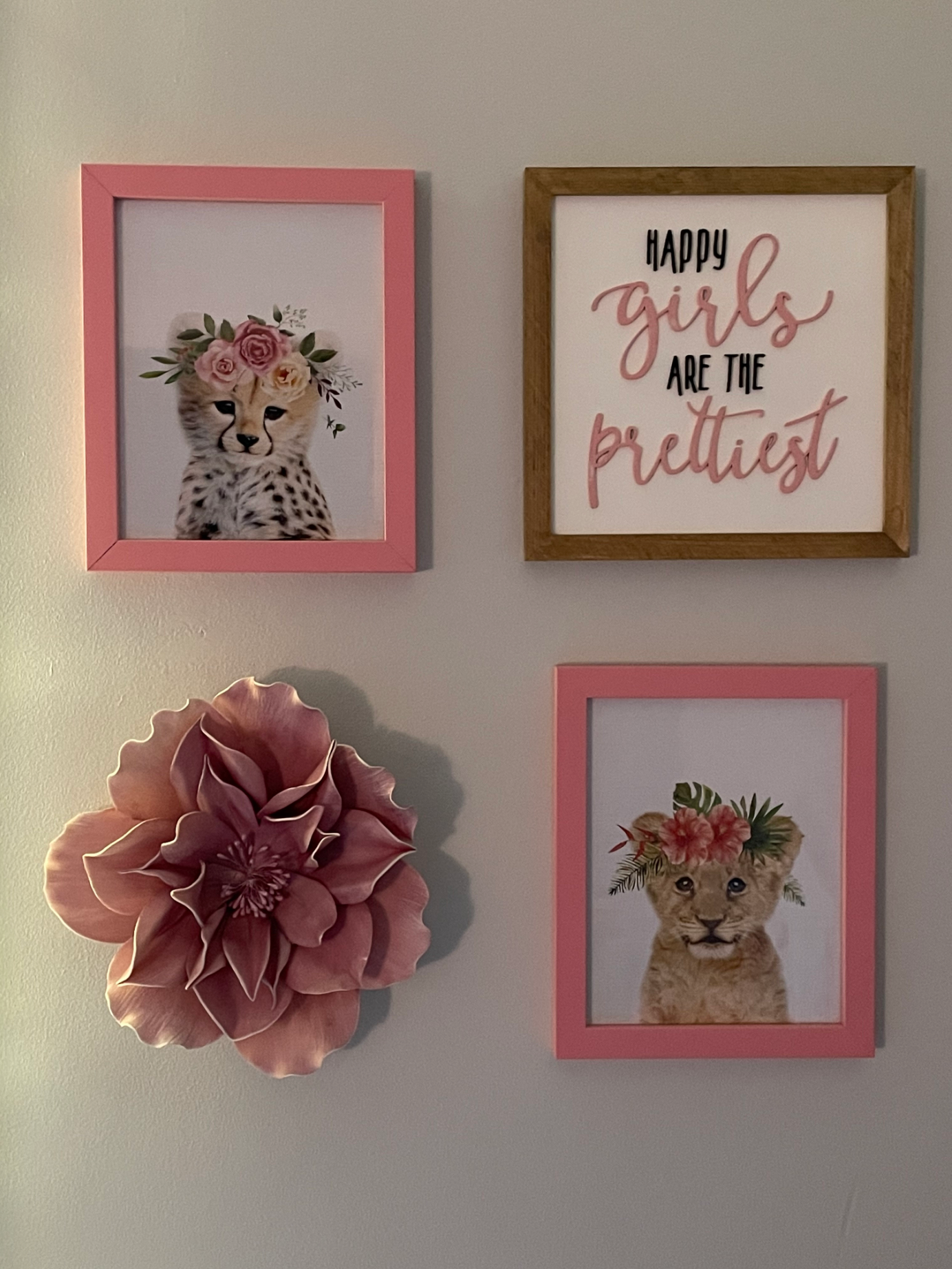 Happy Girls are the Prettiest | Wood Sign