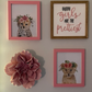 Happy Girls are the Prettiest | 16x16 inch Wood Framed Sign