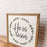 He Is Risen Wreath Sign | 16x16 inch Wood Sign