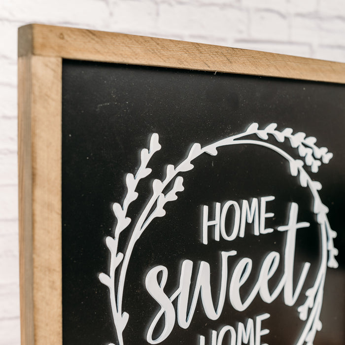 Home Sweet Home Sign | 14x14 inch Wood Sign