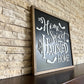 Home Sweet Haunted Home | 21x21 inch Wood Sign